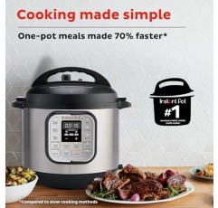 Instant Pot Duo 7-in-1 미니 전기 압력 밥솥, 슬로우 쿠커, 밥솥, 찜기, 소테, 요구르트 제조기, 보온기 및 살균기, 1900개 이상의 레시피가 포함된 무료 앱 포함, 스테인리스 스틸, 3쿼트