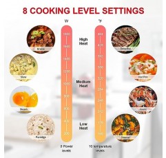 빠른 예열 모드를 갖춘 이중 인덕션 쿡탑 버너, 10가지 온도 9가지 전원 설정을 갖춘 1800w 2인덕션 버너, 어린이 안전 잠금 장치 및 시간 기능을 갖춘 휴대용 듀얼 인덕션 쿠커 쿡탑