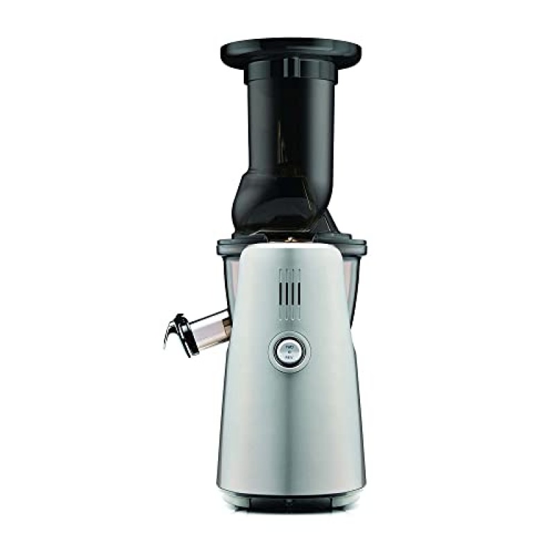 Kuvings Whole Slow Juicer Elite C7000S - 고영양분 및 비타민, BPA 무첨가 성분, 세척 용이, 초효율 240W, 60RPM-실버, 25