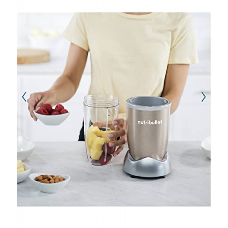 NutriBullet Pro 900와트 고속 블렌더/믹서 트위스트 앤 블렌드 9피스 세트