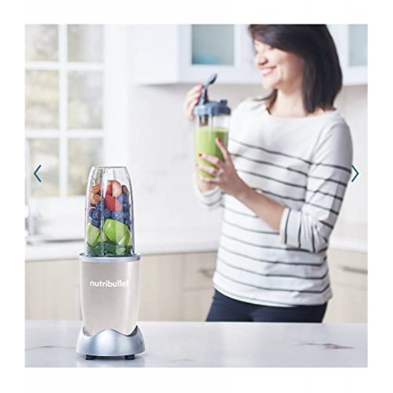 NutriBullet Pro 900와트 고속 블렌더/믹서 트위스트 앤 블렌드 9피스 세트