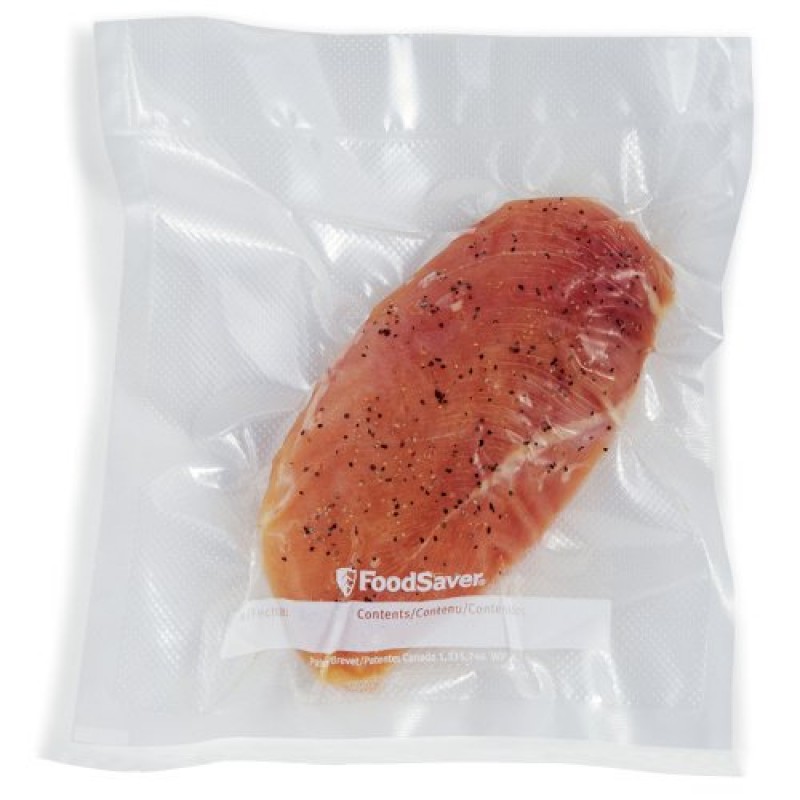 FoodSaver V4840 2-in-1 진공 실러 기계, 실버, 18.80 x 9.50 x 10.60인치 및 식품 보존을 위한 BPA 프리 다층 구조의 1쿼트 사전 절단 진공 밀봉 백, 44개