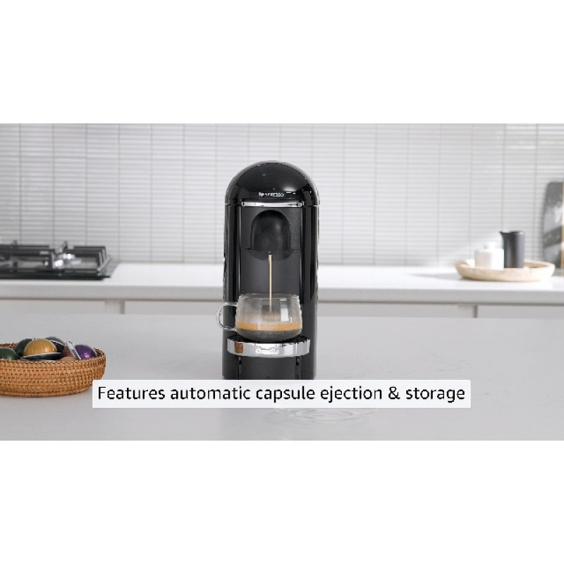 네스프레소 버츄오플러스 디럭스 커피 및 에스프레소 머신 by Breville, 8온스, 블랙