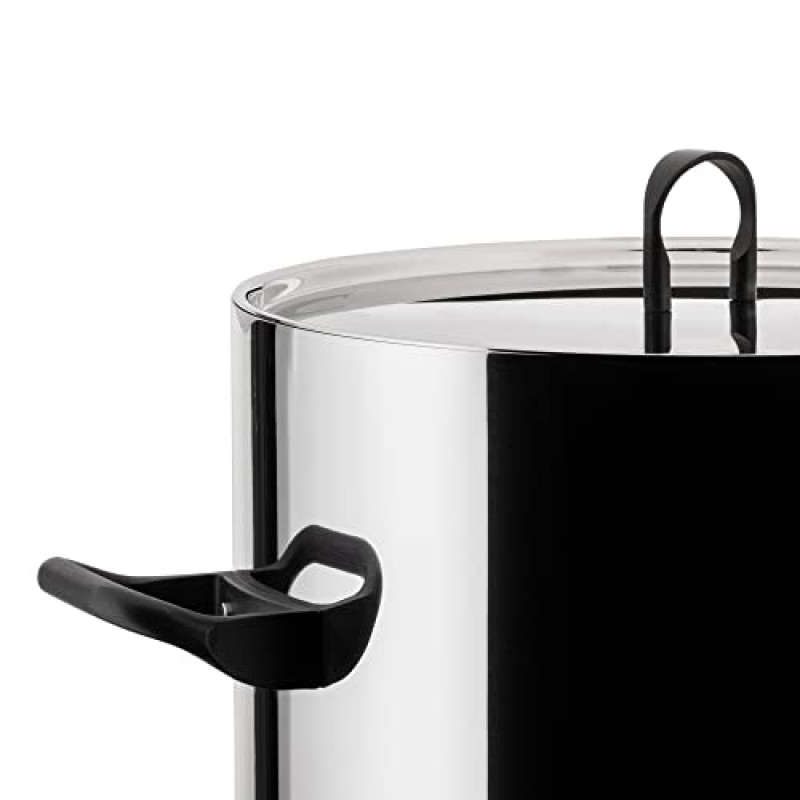 Alessi La Cintura Di Orione 24cm 스톡 냄비, 18/10 스테인리스 스틸