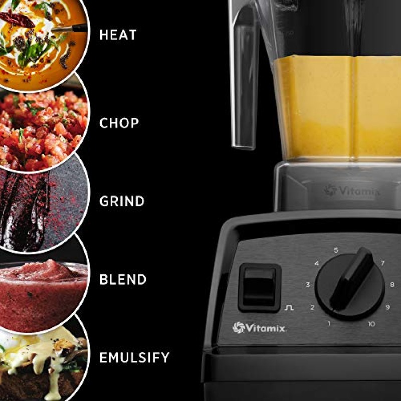 Vitamix E310 익스플로리안 블렌더, 전문가 등급, 48온스. 컨테이너, 블랙