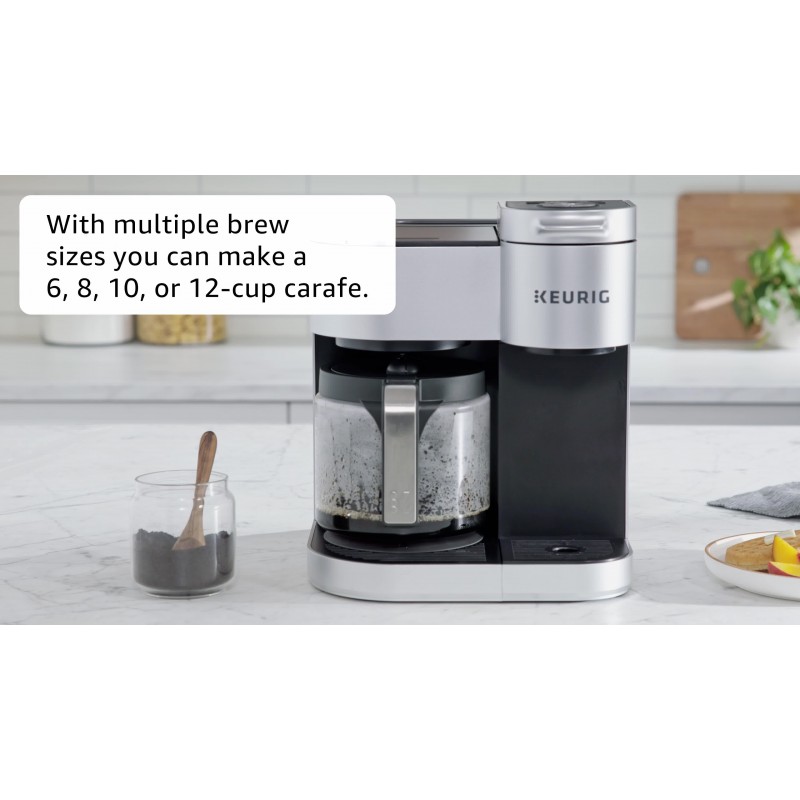 Keurig K-Duo 1인용 K-컵 포드 및 카라페 커피 메이커, 블랙