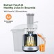 Acezoe Juicer Machines 1300W Juicer 야채 및 과일, 3" 피드 슈트가 있는 동력형 Juicer 추출기, 높은 주스 수율을 갖춘 원심형 Juicer, 세척 용이 및 BPA 없음, 식기 세척기 사용 가능, 브러시 포함