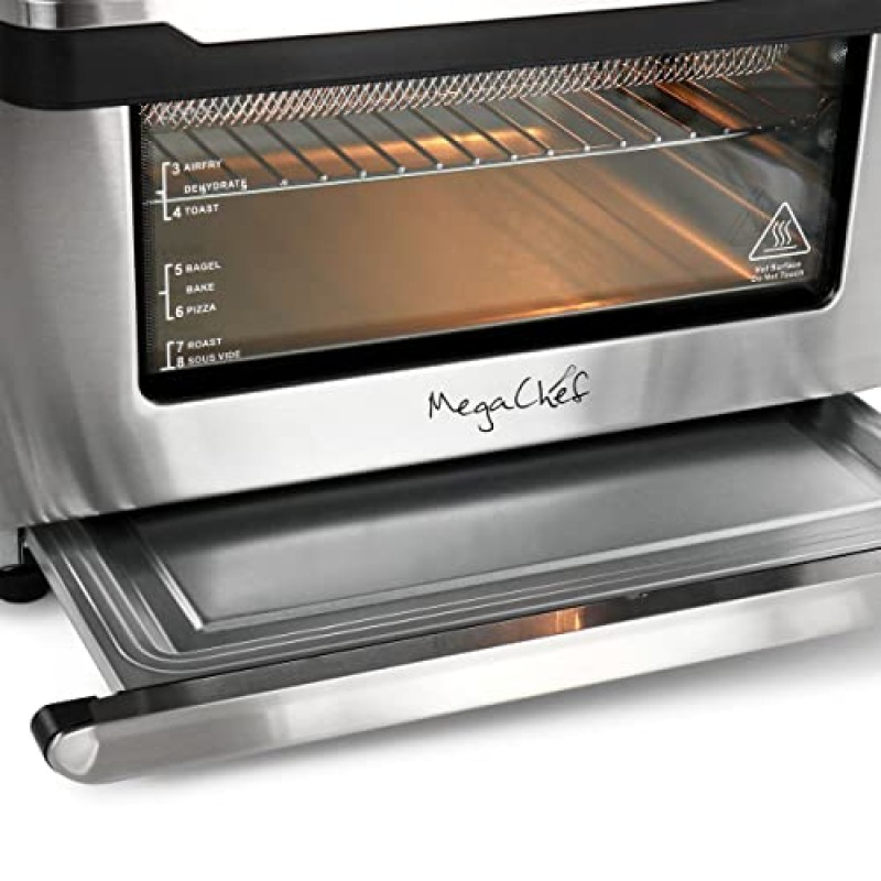 MegaChef 다기능 에어프라이어 토스터 오븐(21가지 사전 설정 포함)