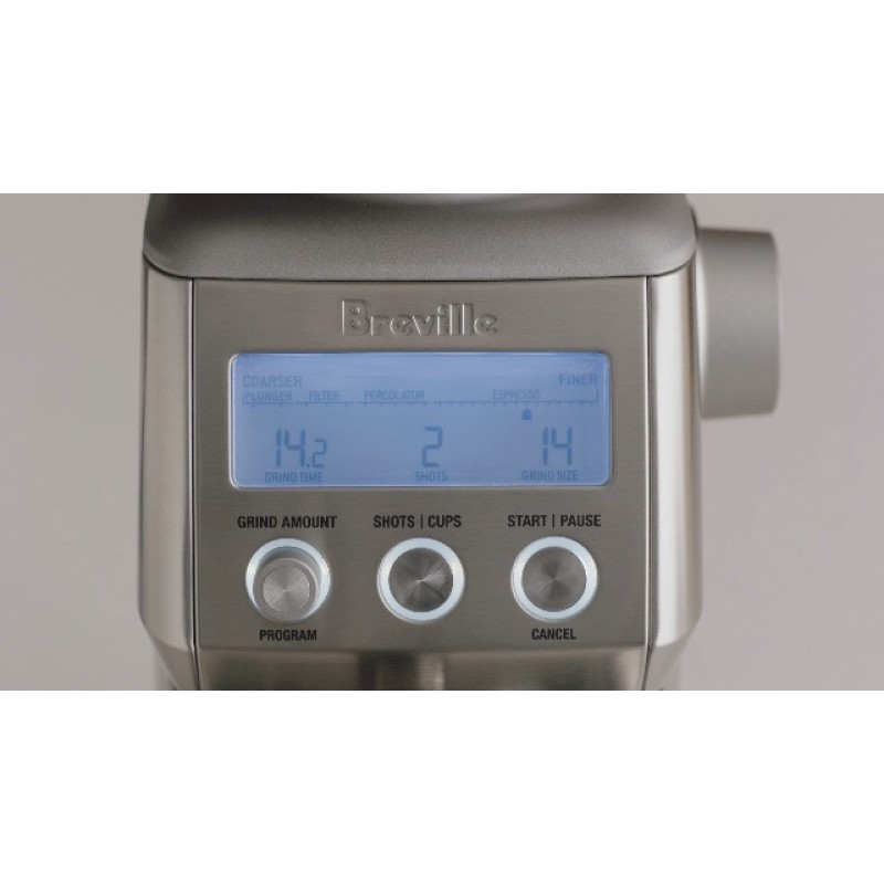 Breville Smart Grinder™ 프로 커피빈 그라인더, 블랙 트러플, 소형