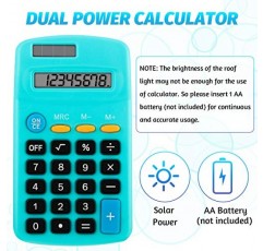 포켓 크기 학생 기능 계산기 기본 태양 전지 계산기 학생용 대량 미니 다채로운 계산기 학교 홈 오피스 데스크탑 회계 도구(36개)