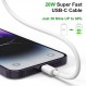 5팩 USB C-라이트닝 케이블 [Apple MFi 인증] 6FT iPhone 충전기 고속 충전 유형 c-라이트닝 케이블 iPhone 14 13 12 11 Pro Max XR XS X 8 이상용 iPhone 고속 충전기 전원 공급