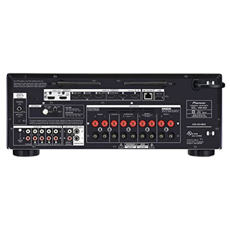 Pioneer VSX935 7.2 채널 네트워크 AV 수신기