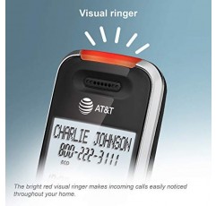 AT&T BL102-4 DECT 6.0 자동 응답기, 통화 차단, 발신자 ID 아나운서, 오디오 지원, 인터콤 및 탁월한 범위를 갖춘 가정용 4핸드셋 무선 전화기, 실버/블랙