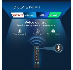 모든 Insignia/Toshiba/Pioneer 스마트 TV용 음성 대체 리모컨(Fire Cube 제외)