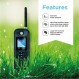 Motorola O213 DECT 6.0 장거리 무선 전화기 - 자동 응답 기능이 있는 가정 및 사무실용 무선 전화기 - 실내 및 실외, 방수 및 먼지 방지, IP67 인증 - 검정색, 핸드셋 3개