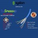 Syston 케이블 기술 Cat 6E 이더넷 네트워크 케이블 - 100FT,600MHz 23AWG 단선 구리선 실외/실내, 벌크 끝 없음 10Ft ~ 1000Ft 사용 가능, 내열성 라이저 정격 - CMR