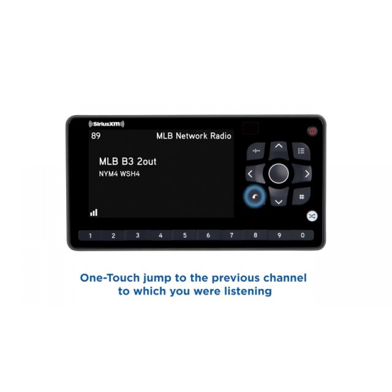 SiriusXM SXEZR1H1 Onyx EZR 위성 라디오(홈 키트 포함) - 홈 스테레오 또는 전원 스피커로 SiriusXM 청취