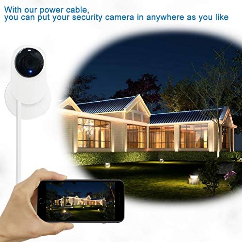 SIOCEN 2 팩 16.4FT Wyze Cam,WyzeCam Pan,YI Cam,YI Dome 홈 카메라,Kasa Cam,Oculus Go,Furbo Dog,Nest Cam,Blink, 보안 카메라용 긴 충전 와이어용 마이크로 USB 케이블 전원 연장 코드