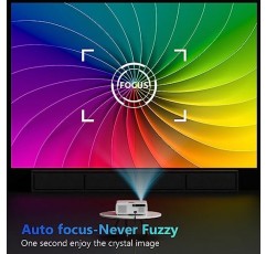 [자동 초점] Wifi 및 Bluetooth 기능이 있는 Android TV 4K 프로젝터, Netfix/프라임 비디오 내장 기능이 있는 Henhoor 1200 ANSI 홈 영화 야외 프로젝터, 스마트 프로젝터 4K+ 자동 6D 키스톤, 50% 줌. 최대 500