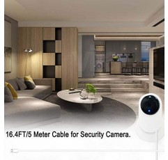 Wyze Cam, Yi 카메라, Oculus Go, Cloud Cam, Echo Dot Kid Edition, Nest Cam, Netvue, Blink, Furbo Dog Yi Dome 홈 보안 카메라, 충전 공급 코드용 16.4FT 전원 연장 케이블이 포함된 마이크로 USB 충전기