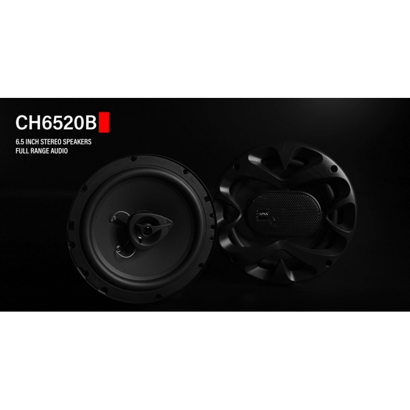 BOSS Audio Systems CH6520B Chaos 시리즈 6.5인치 차량용 스테레오 도어 스피커 - 최대 250W, 2방향, 전 범위 오디오, 1인치 트위터, 동축, 쌍으로 판매