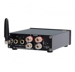 WITOLOGIE S1 스테레오 오디오 증폭기, 100W x 2 미니 Hi-Fi 클래스 D AMP 수신기, TPA3116*2 가정용 패시브 스피커용 Bluetooth 5.0 저음 및 고음 2.0 채널(리모컨 포함)