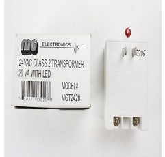 MG ELECTRONICS MGT2420 변압기, 24VAC 20VA UL 승인