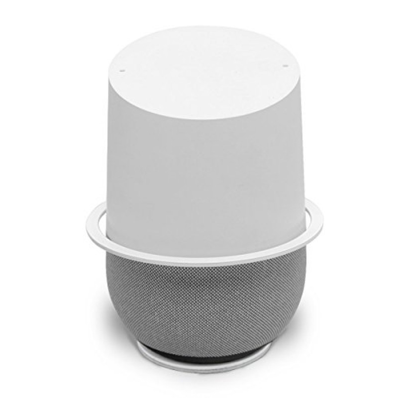 Google Home 벽걸이, ALLICAVER 견고한 금속 재질의 Google Home용 마운트 스탠드 홀더(흰색)