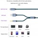 Lightning-3.5mm Aux 코드 오디오 잭 2 in 1 충전 오디오 케이블은 차량용 스테레오 스피커와 함께 작동합니다. 헤드폰 차량용 충전기 iPhone - 3.5mm 스테레오 Aux 케이블은 iPhone 13 Pro/12/11/X/8/7(6피트)과 호환됩니다…