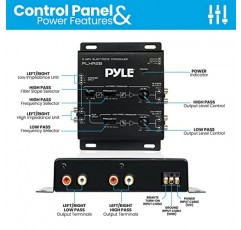 Pyle 양방향 전자 크로스오버 네트워크 PLXR2B - 독립적인 하이패스/로우패스 출력 레벨 제어