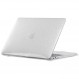 MacBook Air 13인치 A2337(M1) / A2179 / A1932(2021 2020 2019 2018 출시)용 Ruban 케이스 - Touch ID가 있는 MacBook Air 13 Retina 디스플레이용 스냅온 하드 쉘 케이스 커버(반짝이 투명)