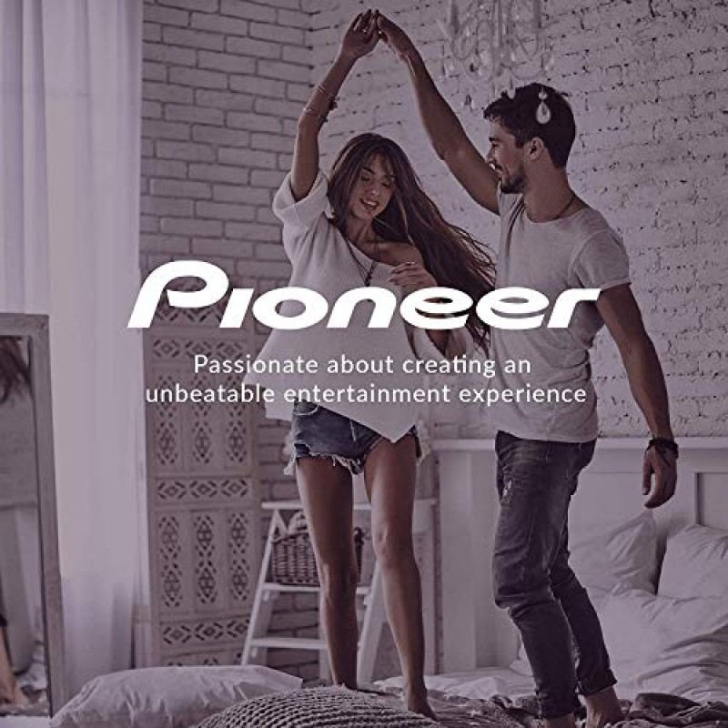 Pioneer VSX-534 홈 오디오 스마트 AV 수신기 5.2채널 HDR10, Dolby Vision, Atmos 및 Virtual 4K 및 Bluetooth 지원