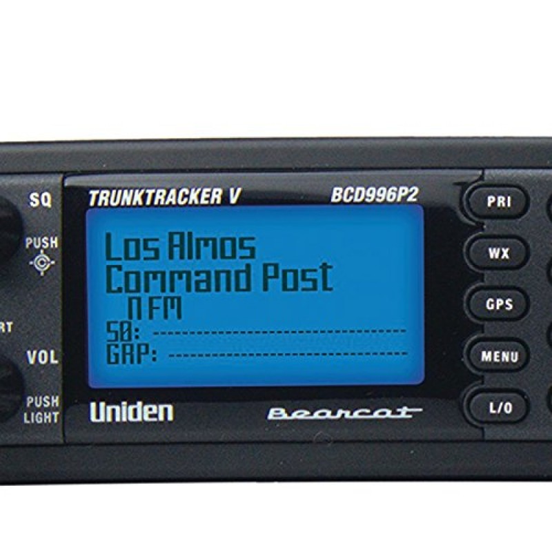 Uniden BCD996P2 디지털 모바일 TrunkTracker V 스캐너, 동적 할당 채널 25,000개, 근접 통화 RF 캡처 기술, 4라인 알파 디스플레이, 베이스/모바일 설계, 2단계, 위치 기반 스캐닝