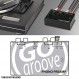 12V DC 어댑터가 포함된 GOgroove 미니 포노 턴테이블 프리앰프 프리앰프, 비닐 레코드 플레이어용 RCA 입력 - Audio Technica, Crosley, Jensen, Pioneer, 1byone 및 기타 턴테이블과 호환 가능