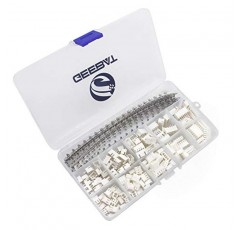 GeeBat 460pcs 2.54mm 암 핀 헤더 및 2/3/4/5/6 핀 하우징 커넥터 어댑터 플러그가 포함된 2.54mm JST-XH 커넥터 키트(JST 커넥터 키트)