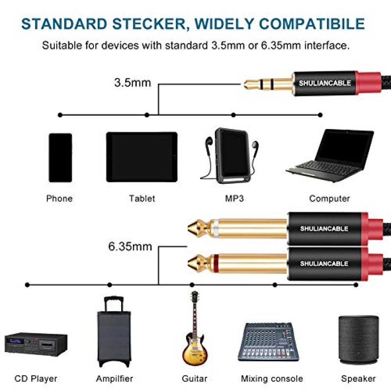 SHULIANCABLE 3.5mm 1/8