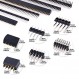 Glarks 112Pcs 2.54mm 남성 및 여성 핀 헤더 커넥터 분류 키트, 100pcs 스택형 쉴드 헤더 및 Arduino 프로토타입 쉴드용 12pcs 분리형 PCB 보드 핀 헤더