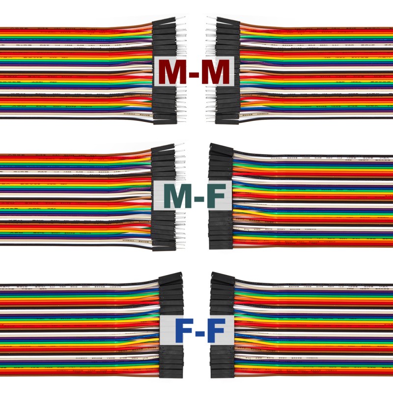 Chanzon 120pcs 30cm 긴 헤더 점퍼 와이어 Dupont 케이블 라인 커넥터 모듬 키트 (남성 여성 M-M M-F F-F) Arduino Raspberry pi 전자 브레드 보드 Protoboard PCB 보드 용 솔더리스 멀티 컬러