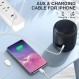 Mxcudu USB C~3.5mm Aux 케이블(충전기 포함), 2 in 1 USB C~3.5mm 헤드폰 차량용 스테레오 Aux 케이블(PD 18W 충전 포함) Galaxy S23 Ultra/S23+/S22/S21FE/S20, Pixel 7Pro/6/5와 호환 가능