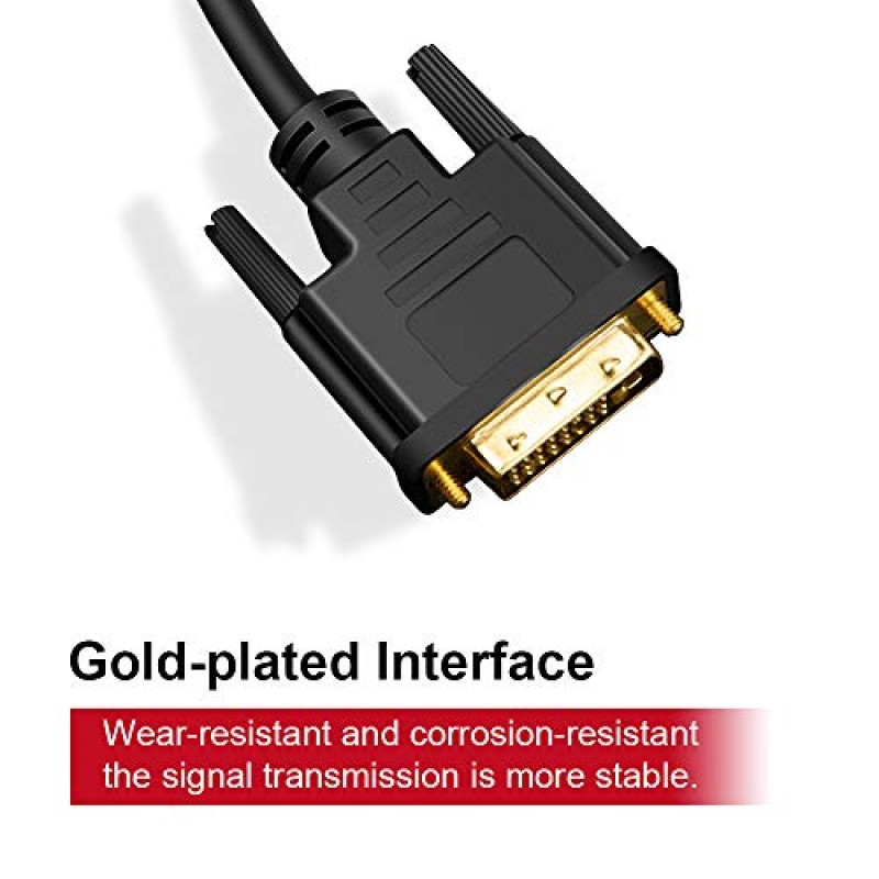 USB C - DVI 케이블 업그레이드 4K@30Hz Thunderbolt - DVI 케이블 6FT USB Type-C - DVI 암 지원 2017-2020 MacBook Pro, Surface Book 2, Dell XPS 13, Galaxy S10(UPGROWCMDM6)