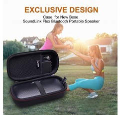 Bose Soundlink Flex 스피커용 LTGEM 케이스 - 하드 스토리지 여행용 보호 휴대용 가방, 블랙