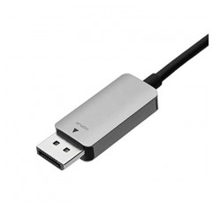 Amazon Basics DisplayPort-USB-C 케이블, 4Kx2K@60Hz, 알루미늄 하우징, 3피트, 검정색