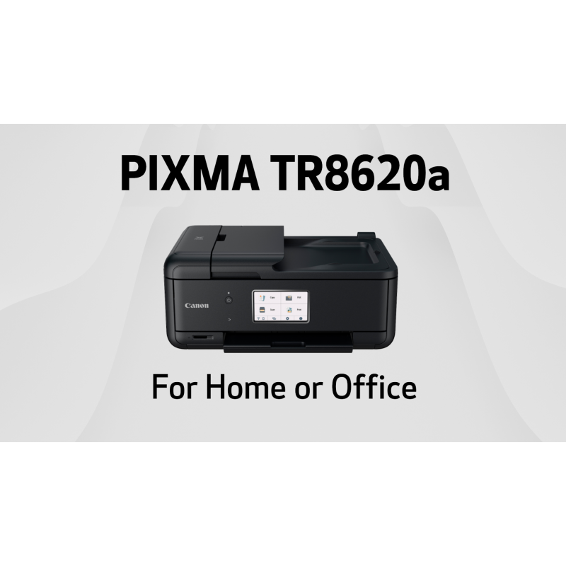 Canon PIXMA TR8620a - 올인원 프린터 홈 오피스|복사기|스캐너|팩스|자동 문서 공급 장치 | 사진, 문서 | Airprint(R), 안드로이드, 블랙, Alexa와 호환