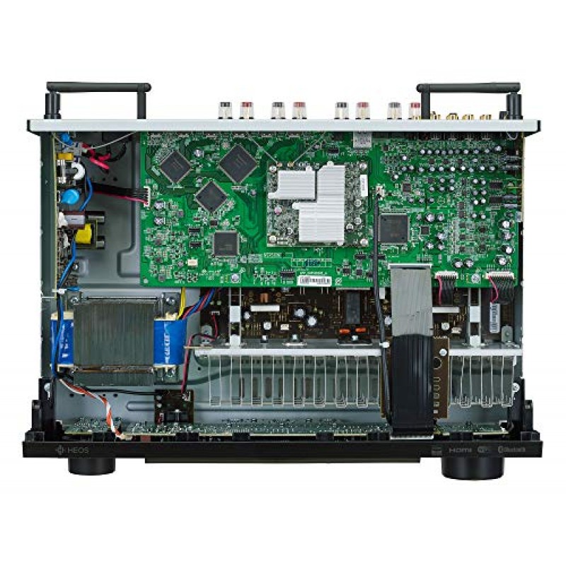 홈 시어터용 Denon DRA-800H 2채널 스테레오 네트워크 수신기, Hi-Fi 증폭, 모든 오디오 소스에 연결, HDCP 2.3 프로세싱, Amazon Alexa와 호환(제조업체에서 단종)