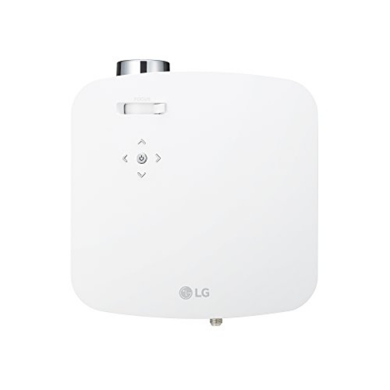LG PF50KA 100인치 휴대용 풀 HD(1920 x 1080) LED 스마트 TV 홈시어터 CineBeam 프로젝터 및 배터리 내장(2.5시간) - 화이트