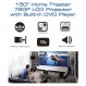 Naxa NVP-2500 150인치 홈시어터 720p LCD 프로젝터(DVD 플레이어 및 블루투스 내장)