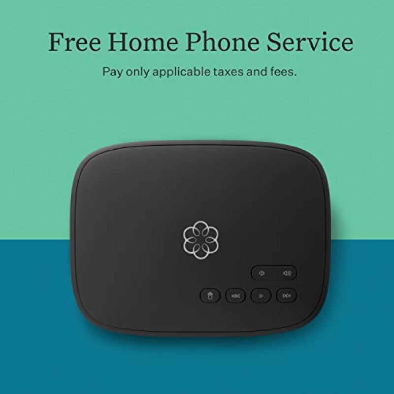 3개의 HD3 핸드셋을 갖춘 Ooma Telo VoIP 무료 인터넷 집 전화 서비스. 저렴한 유선전화 교체. 전국 무제한 통화. 자동 응답기. 자동녹음전화 차단 옵션.