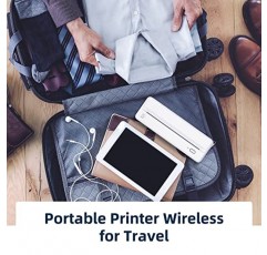 HPRT 무선 휴대용 프린터 - 여행, 이동 사무실, 학교, 가정을 위한 무선 휴대용 프린터 - iOS Android와 호환되는 Bluetooth 무선 프린터