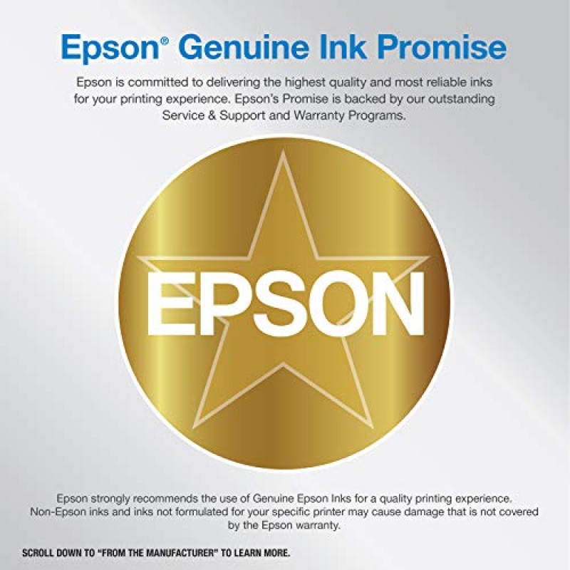 Epson EcoTank Pro ET-5800 무선 컬러 올인원 슈퍼탱크 프린터(스캐너, 복사기, 팩스, 이더넷 포함), 화이트