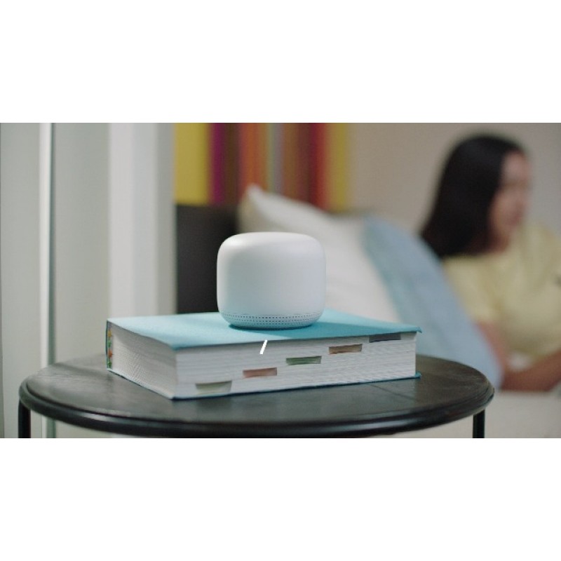 1포인트 Nest WiFi 라우터 - 무선 인터넷 Wi-Fi 확장기 스마트 스피커 웍스 및 Google 홈 시스템 Snow용 메시